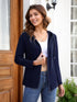 Damen Kapuzenjacke mit Reißverschluss – Winddichte Freizeitjacke